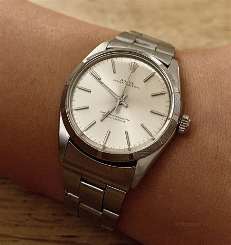 rolex oyster perpetual date automatic vintage watch c. 1960s|Rolex Oyster Perpetual 1964 stainless.